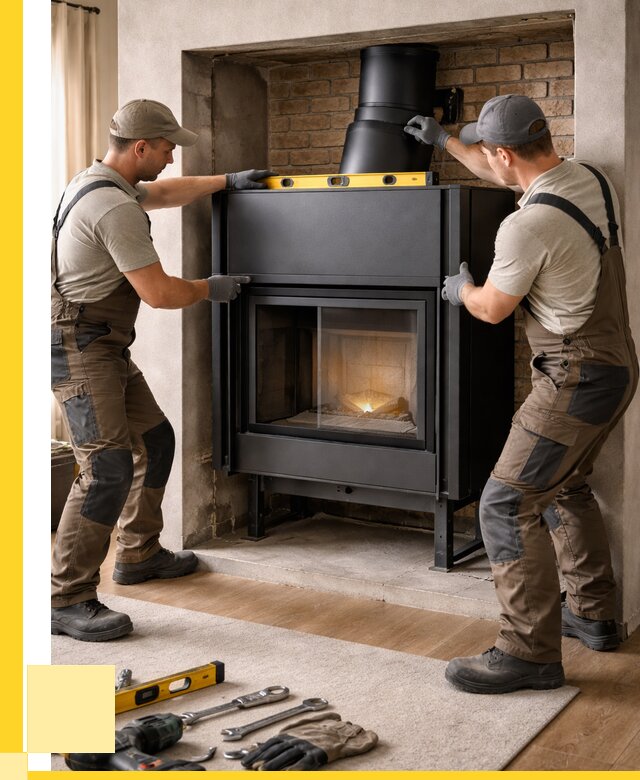 Установка каминных топок в Тихвине под ключ от 19670 р. | ЭриданТхв