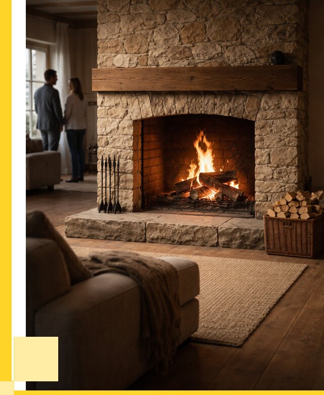 Открытые камины под ключ в Тихвине от 163920 р. ЭриданТхв