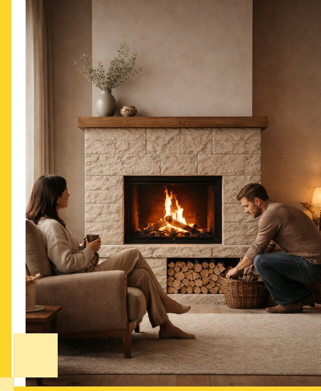 Камины для дома в Тихвине под ключ от 163920 р. | ЭриданТхв