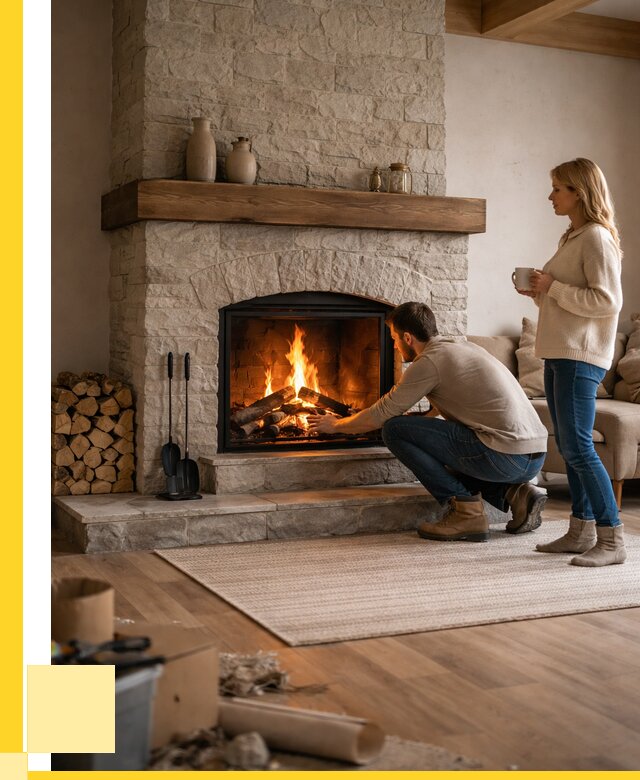 Камины для загородного дома в Тихвине от 382480 р., ЭриданТхв