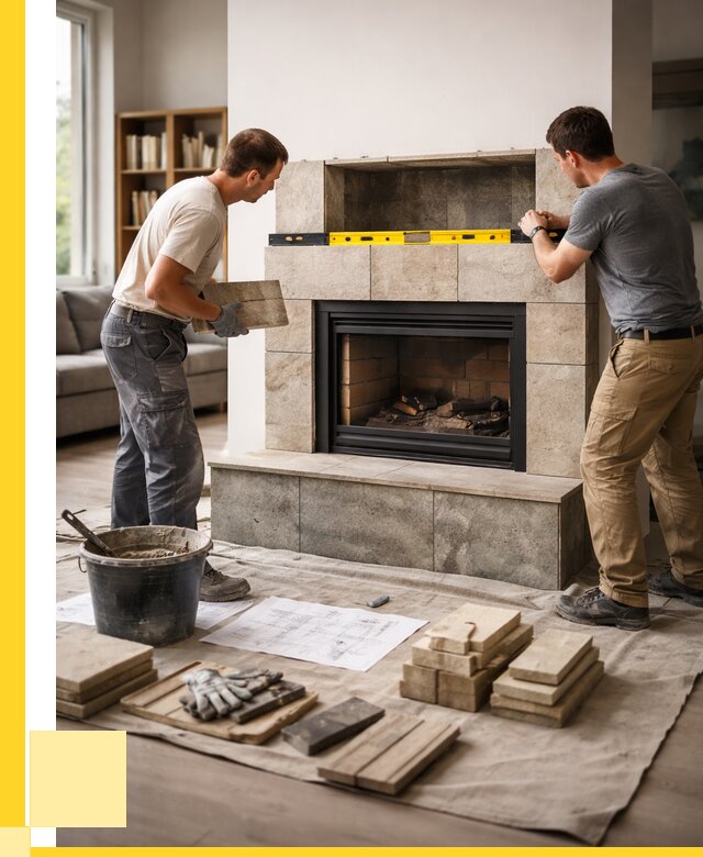 Монтаж каминов и установка в Тихвине от 49176 р. | ЭриданТхв