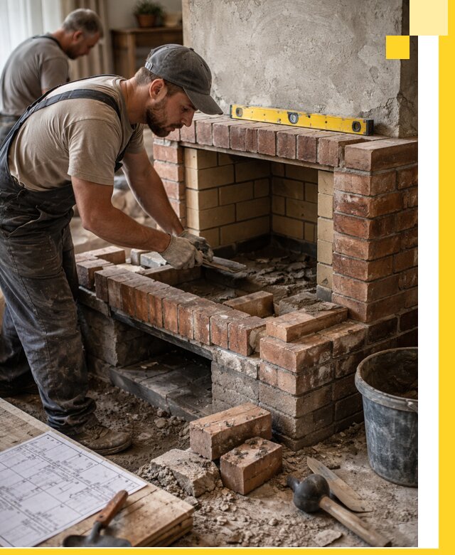 Изготовление и установка каминопечей под ключ в Тихвине