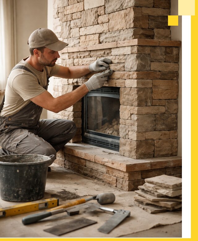 Проектирование и установка печей-каминов под ключ в Тихвине