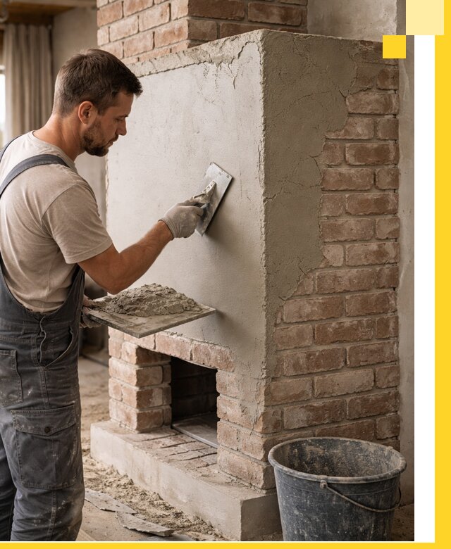 Отделка печей и облицовка каминов в Тихвине под ключ