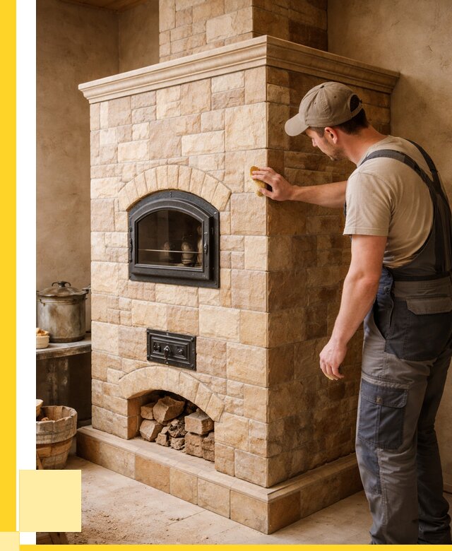 Облицовка печей в Тихвине от 4918 р. под ключ | ЭриданТхв