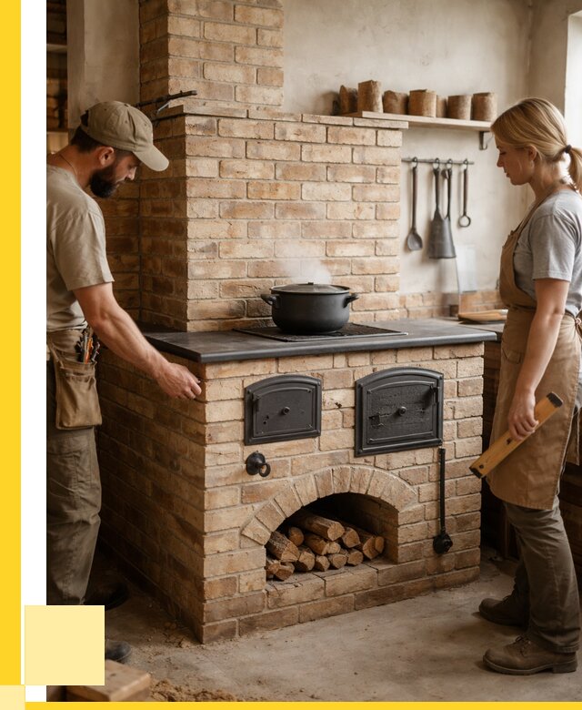 Варочно отопительные печи в Тихвине от 98352 р. | ЭриданТхв