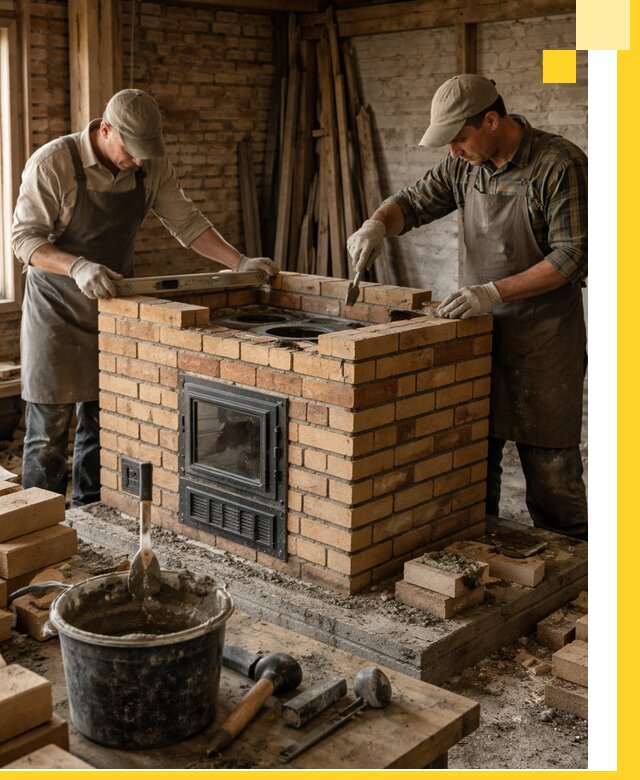 Изготовление и установка варочных печей под ключ в Тихвине