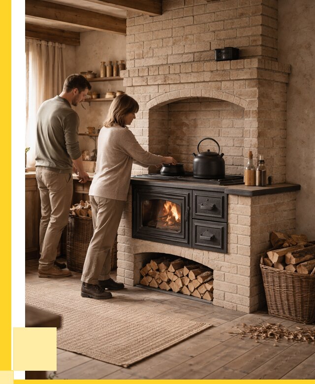 Печи с плитой в Тихвине от 49176 р. | ЭриданТхв — кирпичная печь