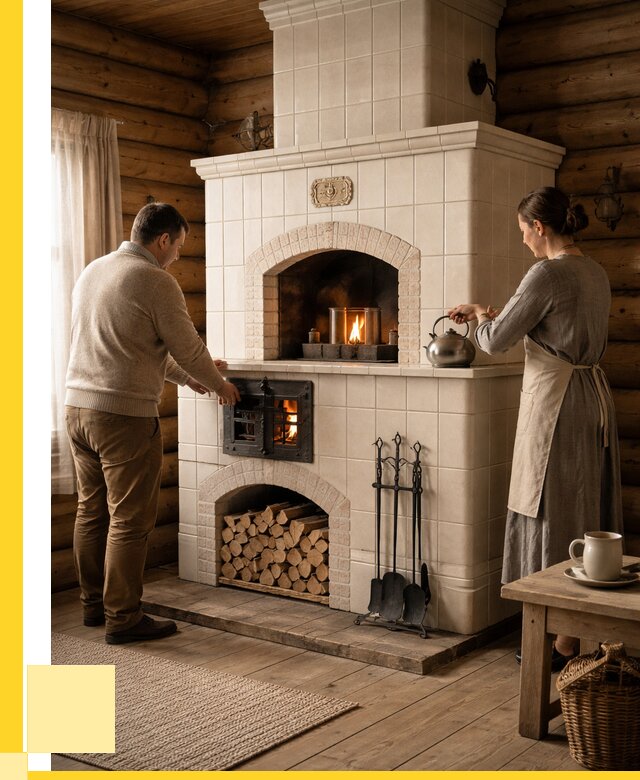 Русские печи в Тихвине: установка от 163920 р. ЭриданТхв