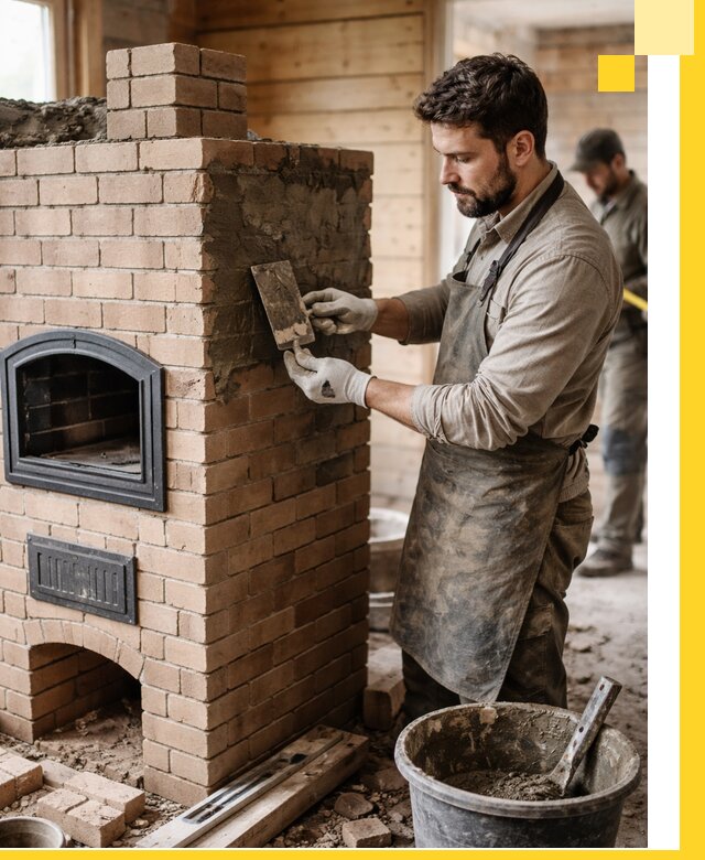 Изготовление и установка печей-шведок под ключ в Тихвине