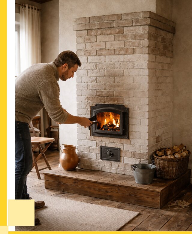 Печь голландка из кирпича в Тихвине от 92888 р. | ЭриданТхв