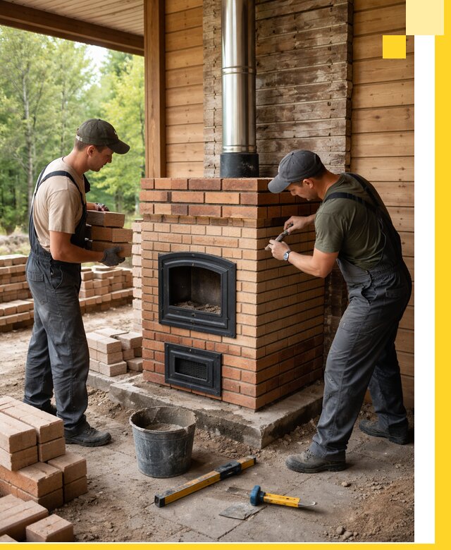 Производство и установка дачных печей под ключ в Тихвине