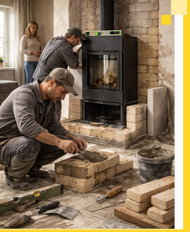 Печи и камины под ключ: проект, установка в Тихвине