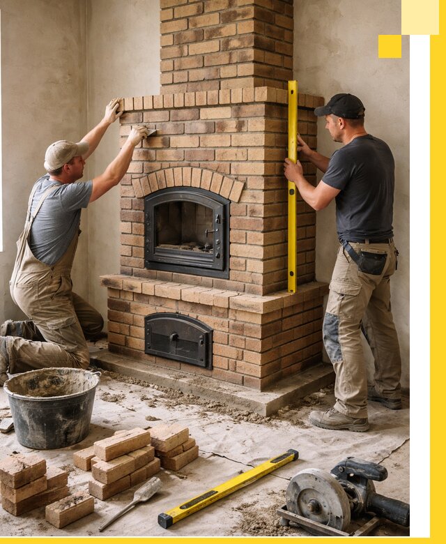 Продажа и установка печей и каминов для дома под ключ в Тихвине