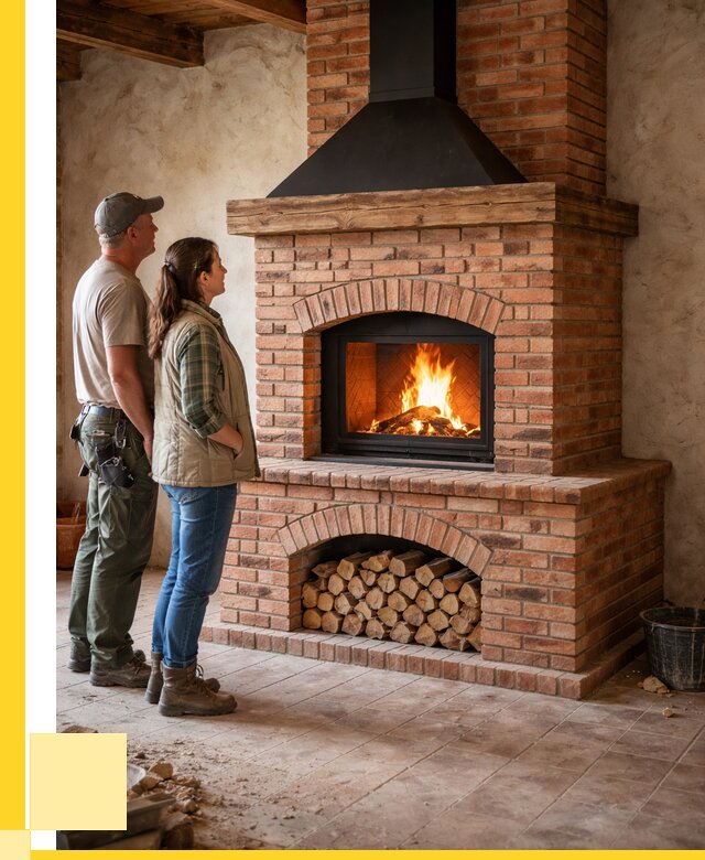 Печи камины из кирпича в Тихвине от 131136 р. | ЭриданТхв