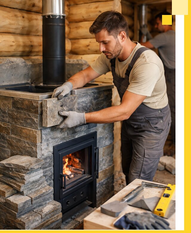 Печи для бани под ключ в Тихвине: изготовление и монтаж