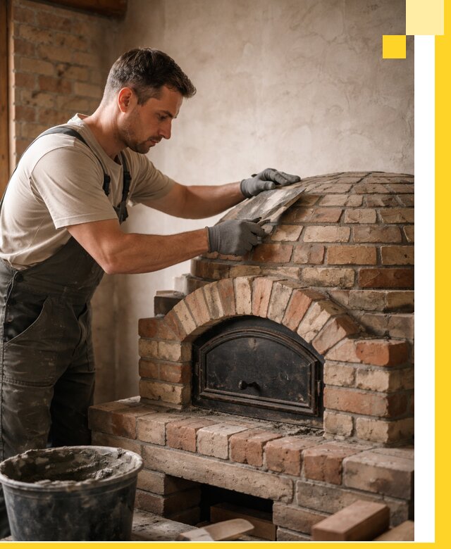 Изготовление и монтаж помпейских печей на заказ в Тихвине