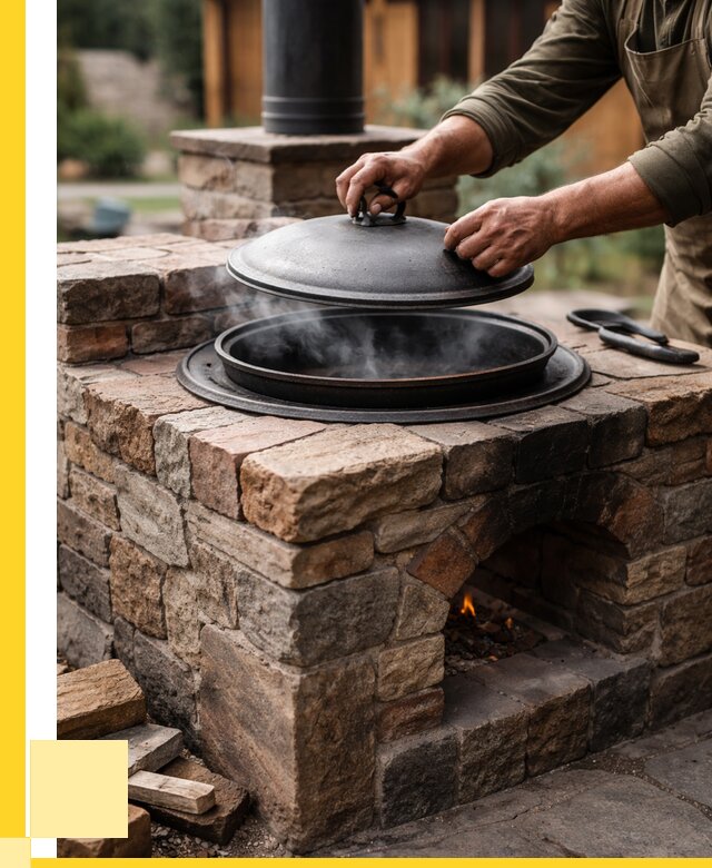 Печи для казана в Тихвине по цене от 19670 р. | ЭриданТхв