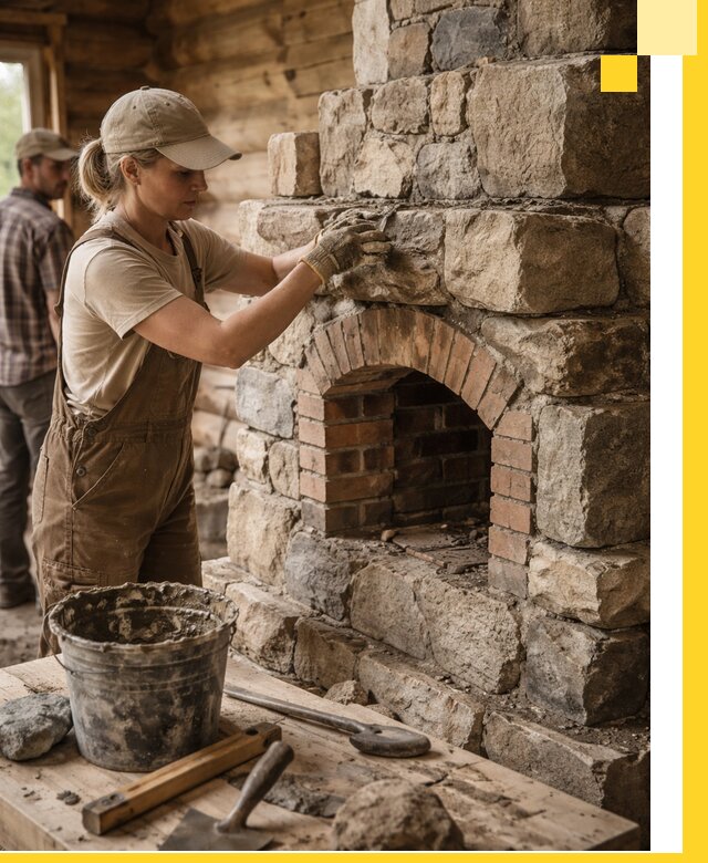 Каменные печи на заказ и монтаж в Тихвине, долговечные решения