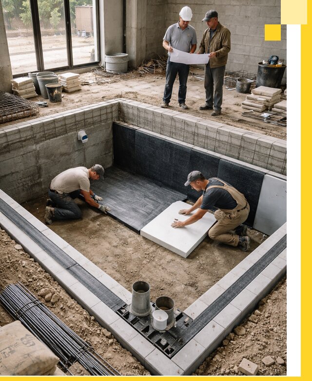 Проекты частных и общественных бассейнов под ключ в Тихвине