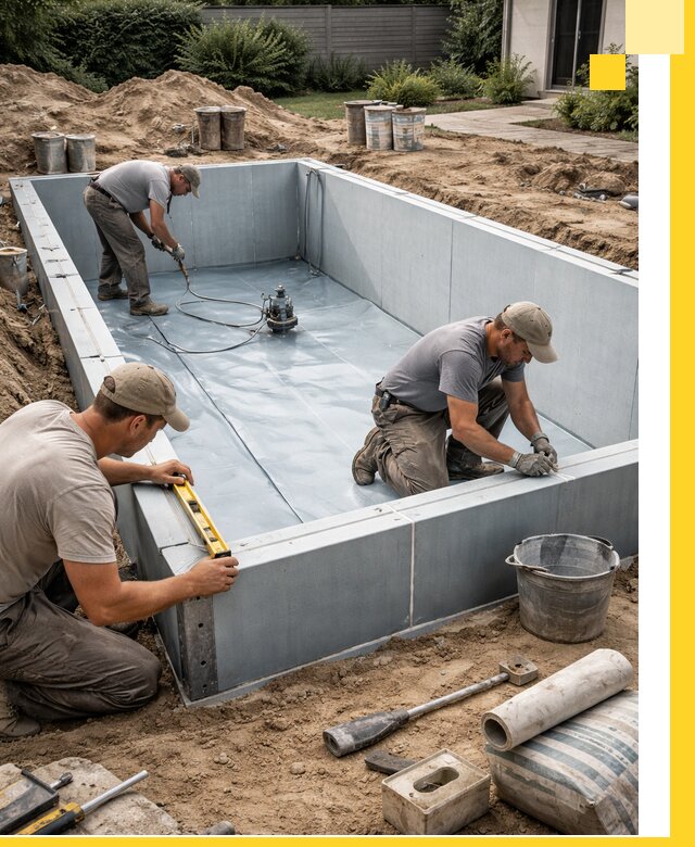 Профессиональный монтаж бассейнов под ключ в Тихвине с гарантией