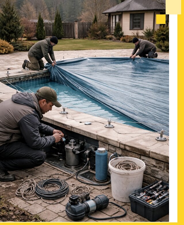 Консервация бассейнов в Тихвине: подготовка к длительному хранению