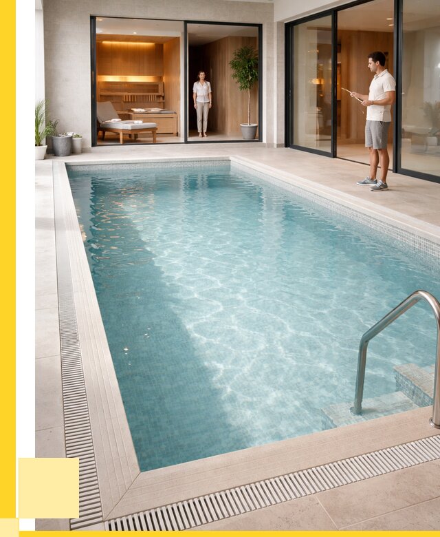 Отделка бассейна пленкой ПВХ в Тихвине от 3825 р. - ЭриданТхв