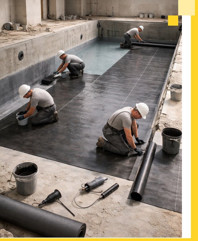 Профессиональная гидроизоляция бассейнов и чаш в Тихвине под ключ