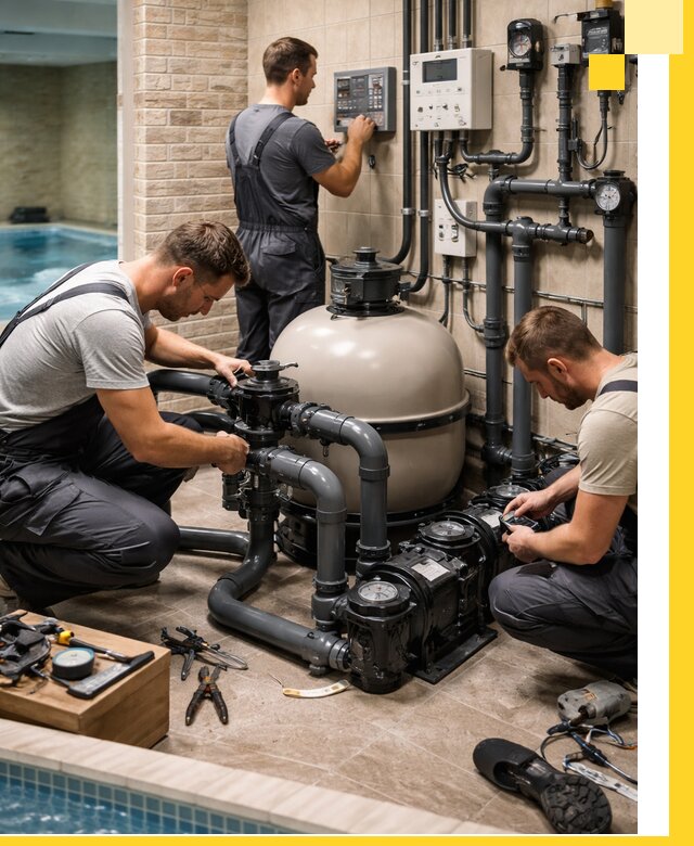 Комплексное оборудование для бассейнов под ключ в Тихвине