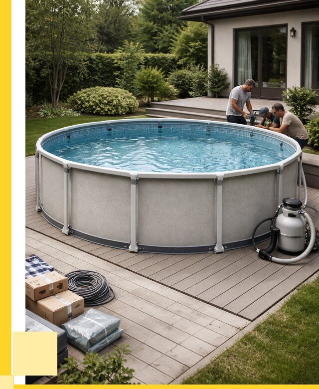 Купить каркасные бассейны в Тихвине от 49176 р. | ЭриданТхв