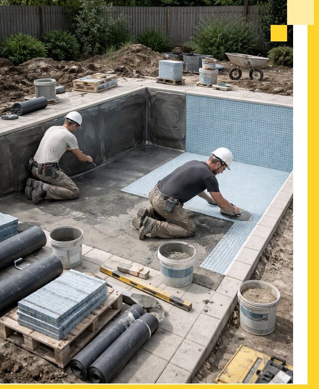 Проектирование и строительство стационарных бассейнов в Тихвине