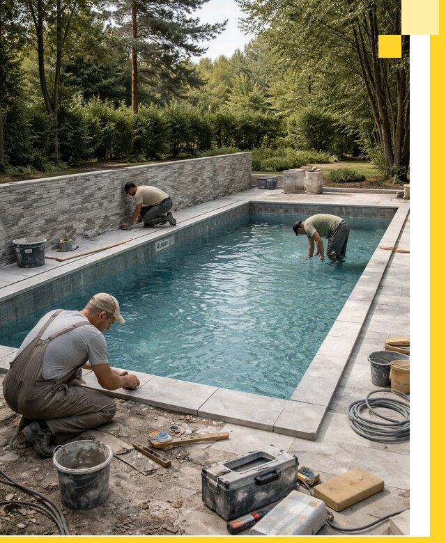 Проектирование и строительство частных бассейнов в Тихвине