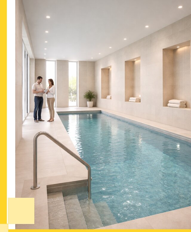 Бассейны в помещении под ключ в Тихвине от 1639200 р. | ЭриданТхв