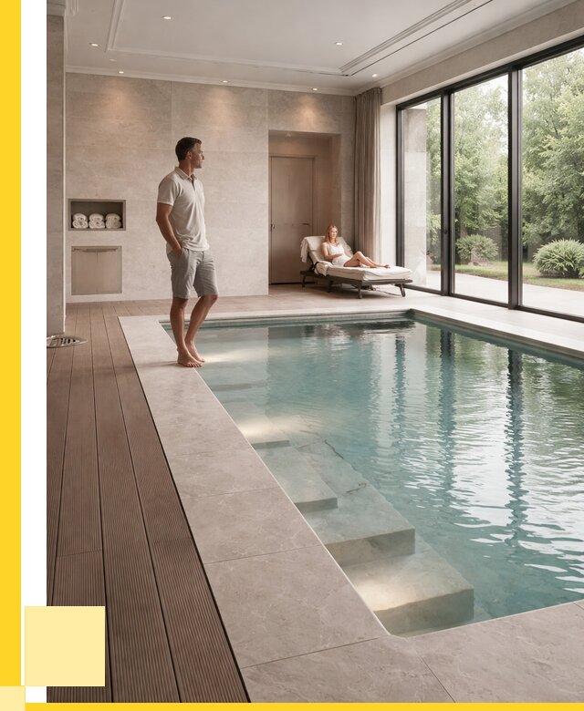 Бассейны в коттедже под ключ в Тихвине от 1311360 р. | ЭриданТхв