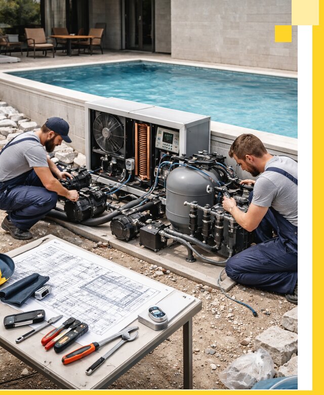 Проектирование и монтаж бассейнов с подогревом в Тихвине