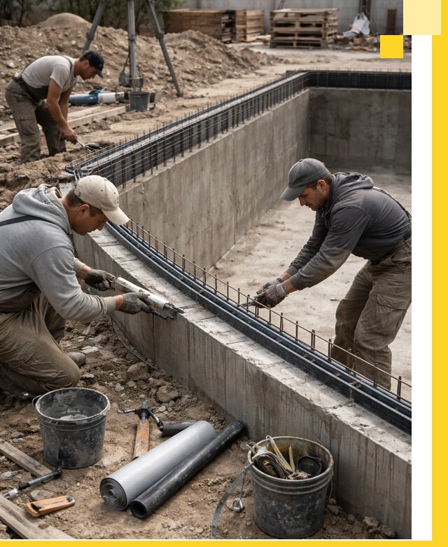 Качественный монтаж чаши бассейна в Тихвине под ключ с гарантией