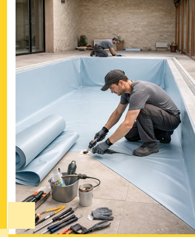 Пленка ПВХ для бассейнов в Тихвине от 2732 р. | ЭриданТхв