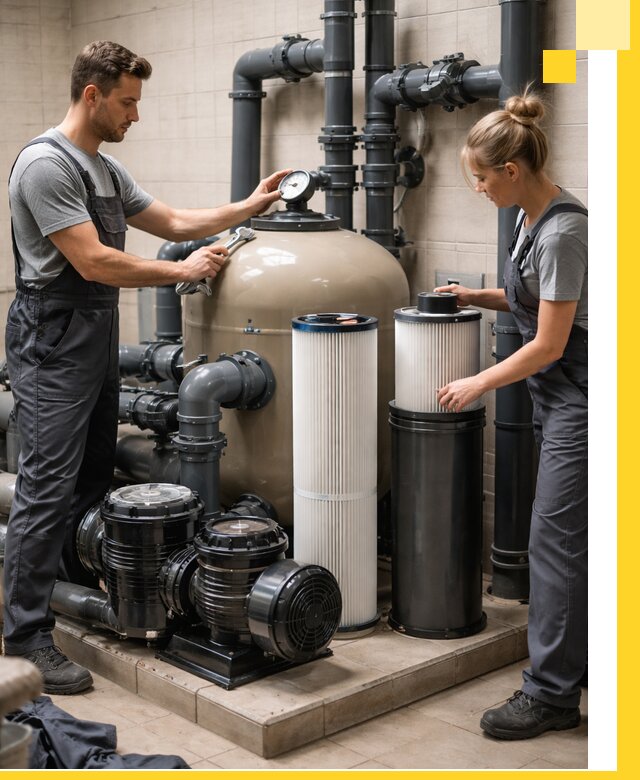 Фильтры и системы фильтрации для бассейнов в Тихвине