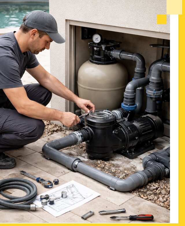 Поставка, монтаж и сервис насосов для бассейнов в Тихвине