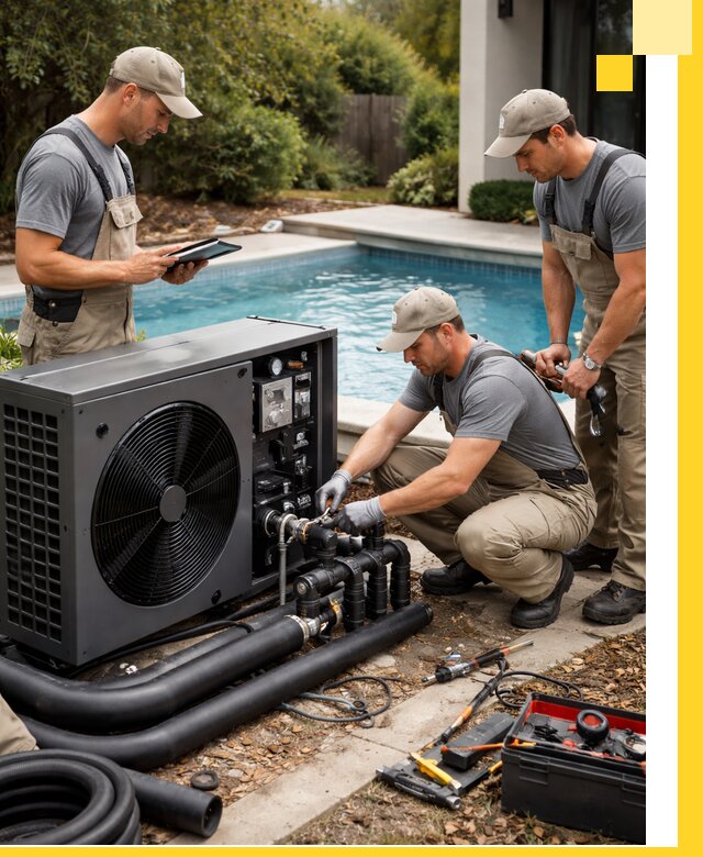 Проектирование и установка тепловых насосов для бассейнов в Тихвине