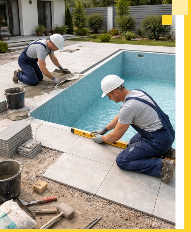 Строительство и монтаж плавательных бассейнов под ключ в Тихвине