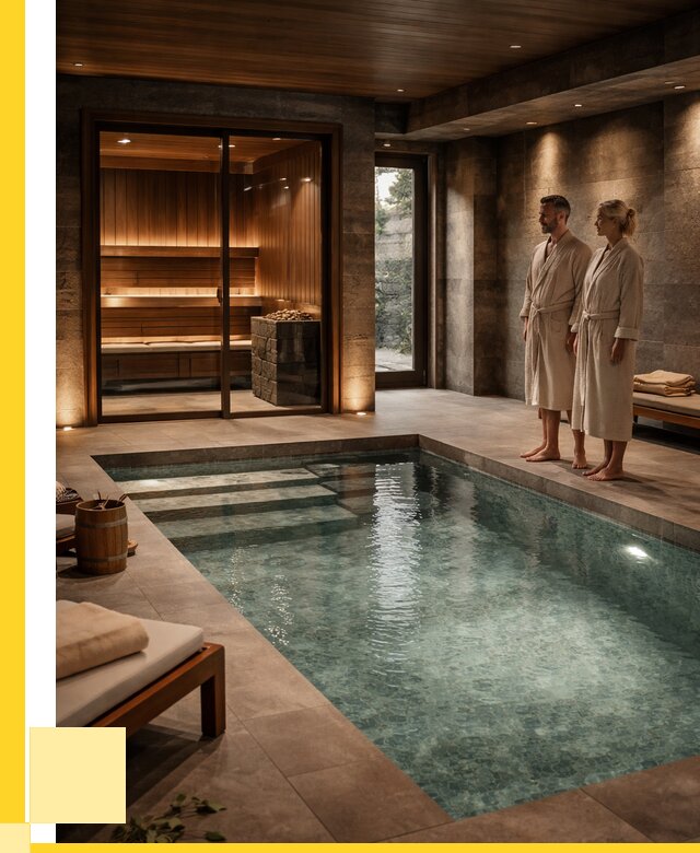 Сауна с большим бассейном в Тихвине от 1311360 р. ЭриданТхв