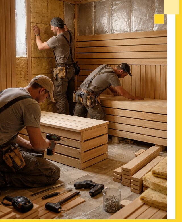 Профессиональное строительство саун под ключ в Тихвине