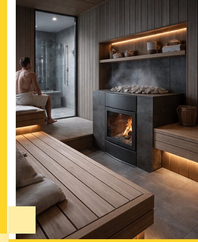 Проект сауны в частном доме в Тихвине от 38248 р. | ЭриданТхв