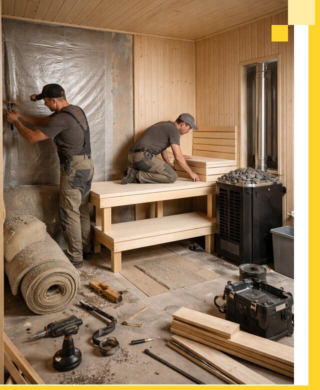 Проекты саун под ключ в Тихвине дизайн и строительство