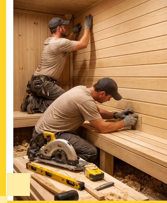 Обшивка саун вагонкой в Тихвине от 2732 р. | ЭриданТхв