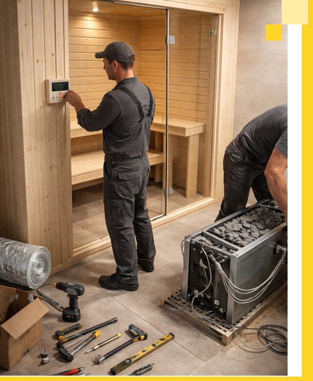 Поставка, установка и монтаж электрических саун в Тихвине