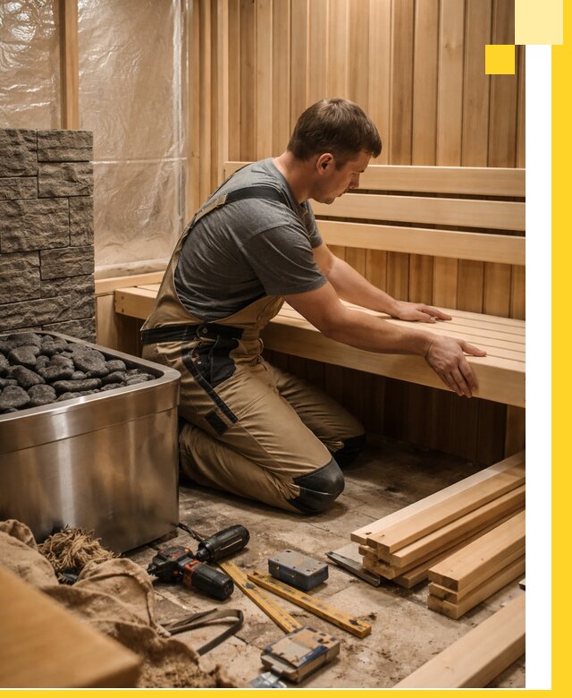 Сауны для дома под ключ с проектированием и монтажом в Тихвине