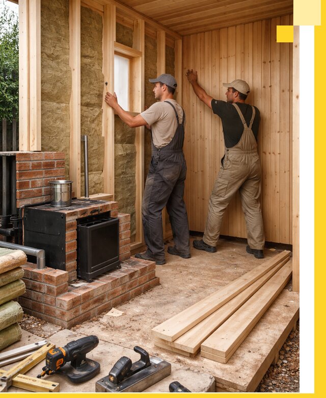 Строительство и установка дачных саун под ключ в Тихвине