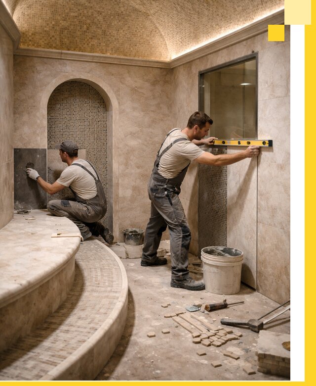 Проектирование и строительство саун с хамамом под ключ в Тихвине